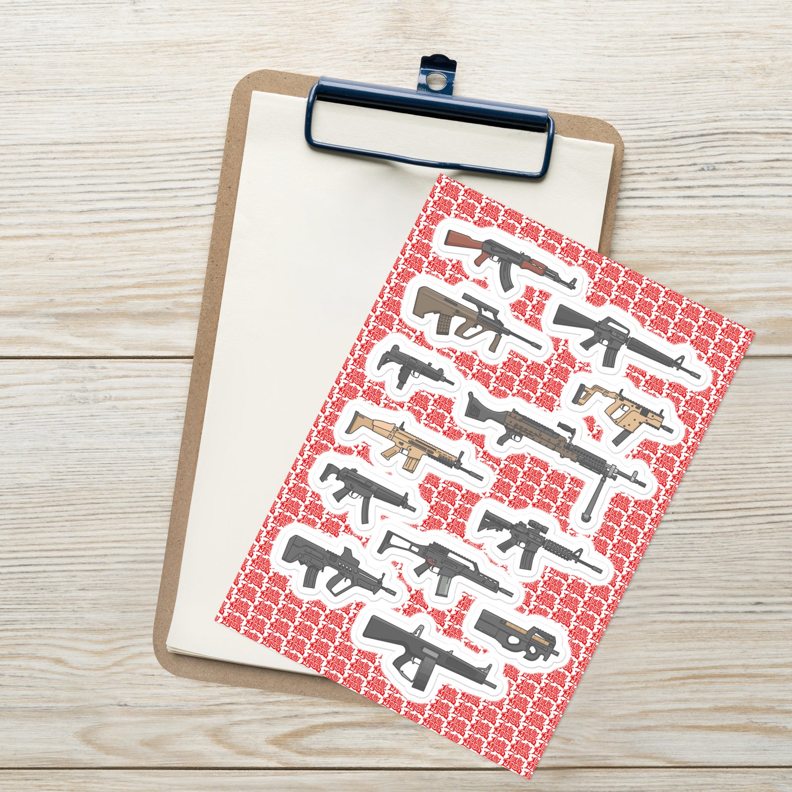 Modern Arsenal Sticker sheet