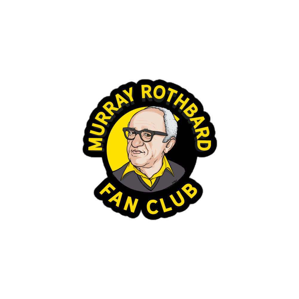 Murray Rothbard Fan Club Sticker