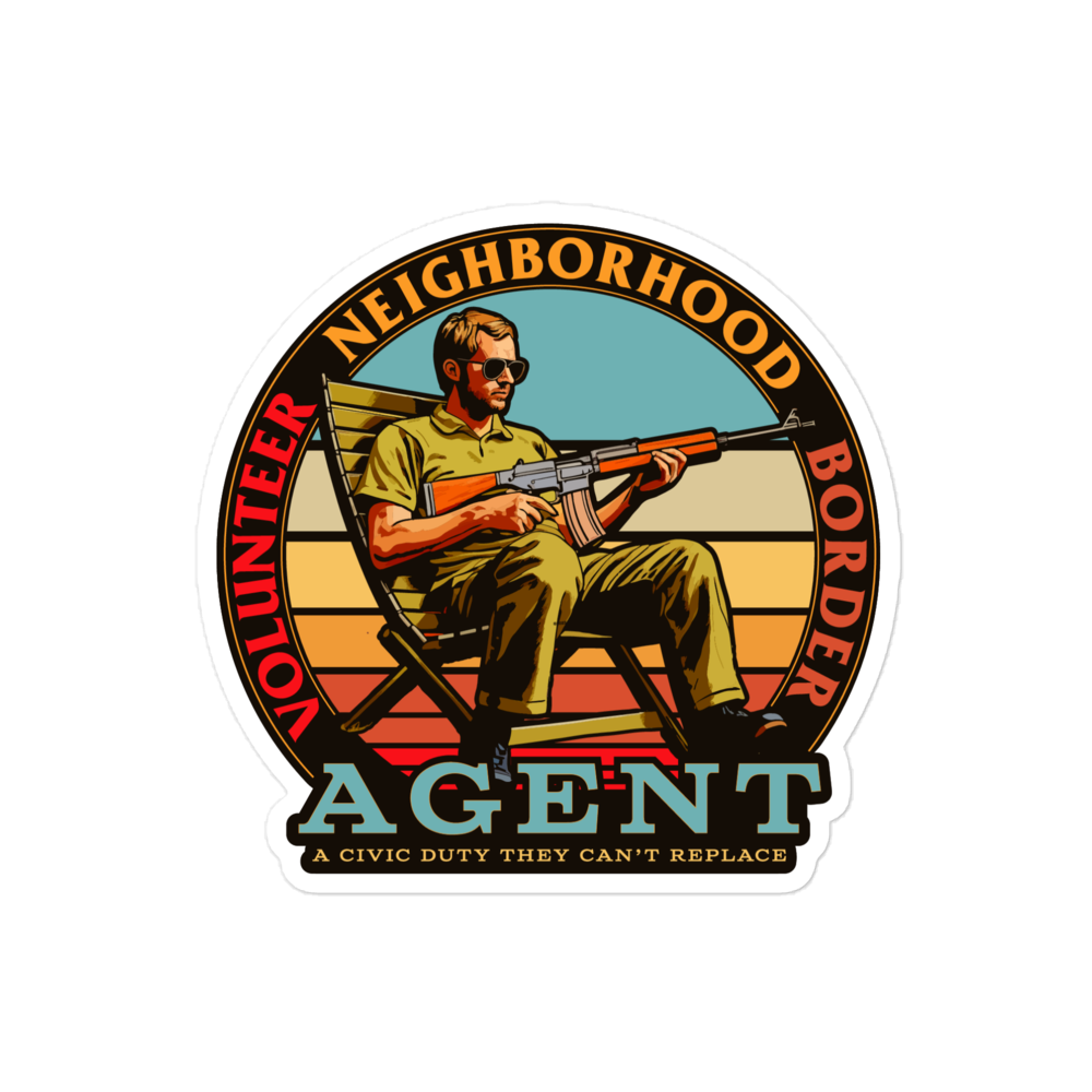 Volunteer Neighborhood Border Agent Sticker