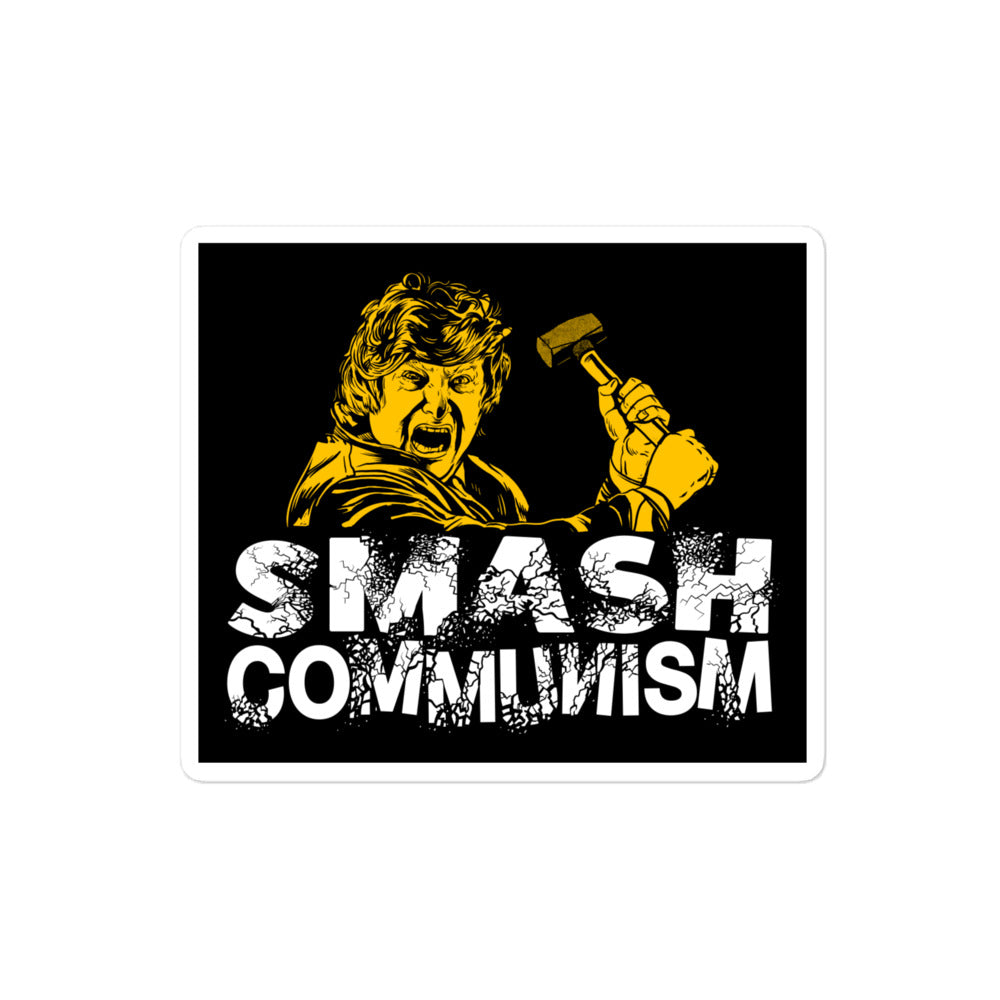 President Javier Milei Smash Communism Sticker
