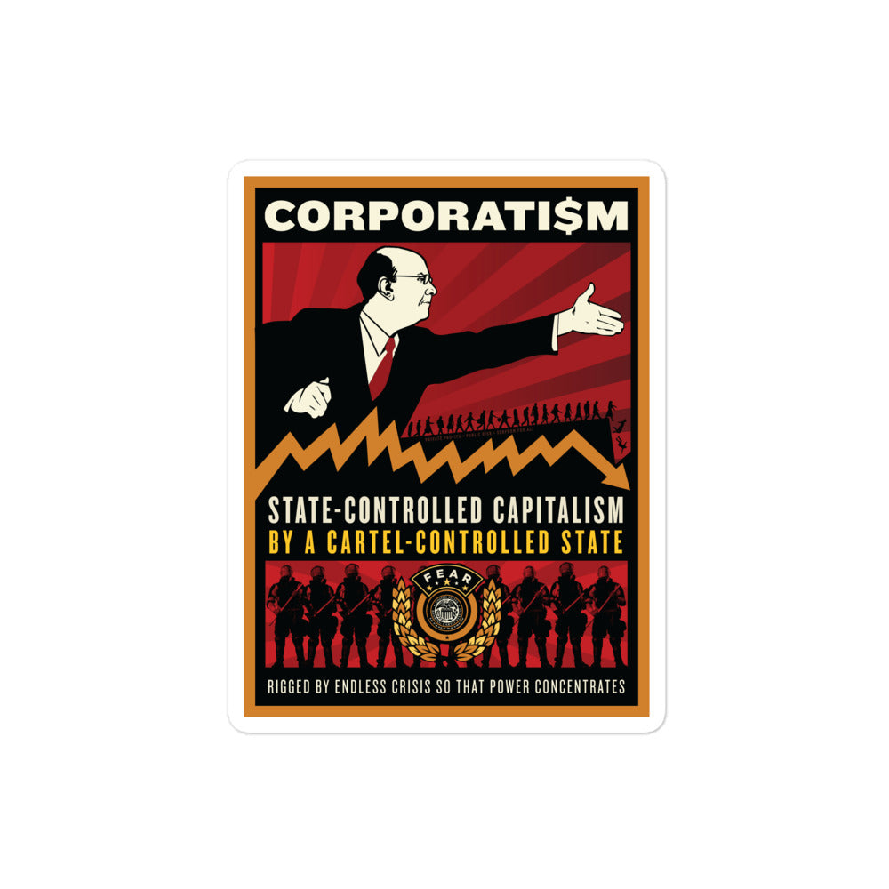 Corporatism Sticker