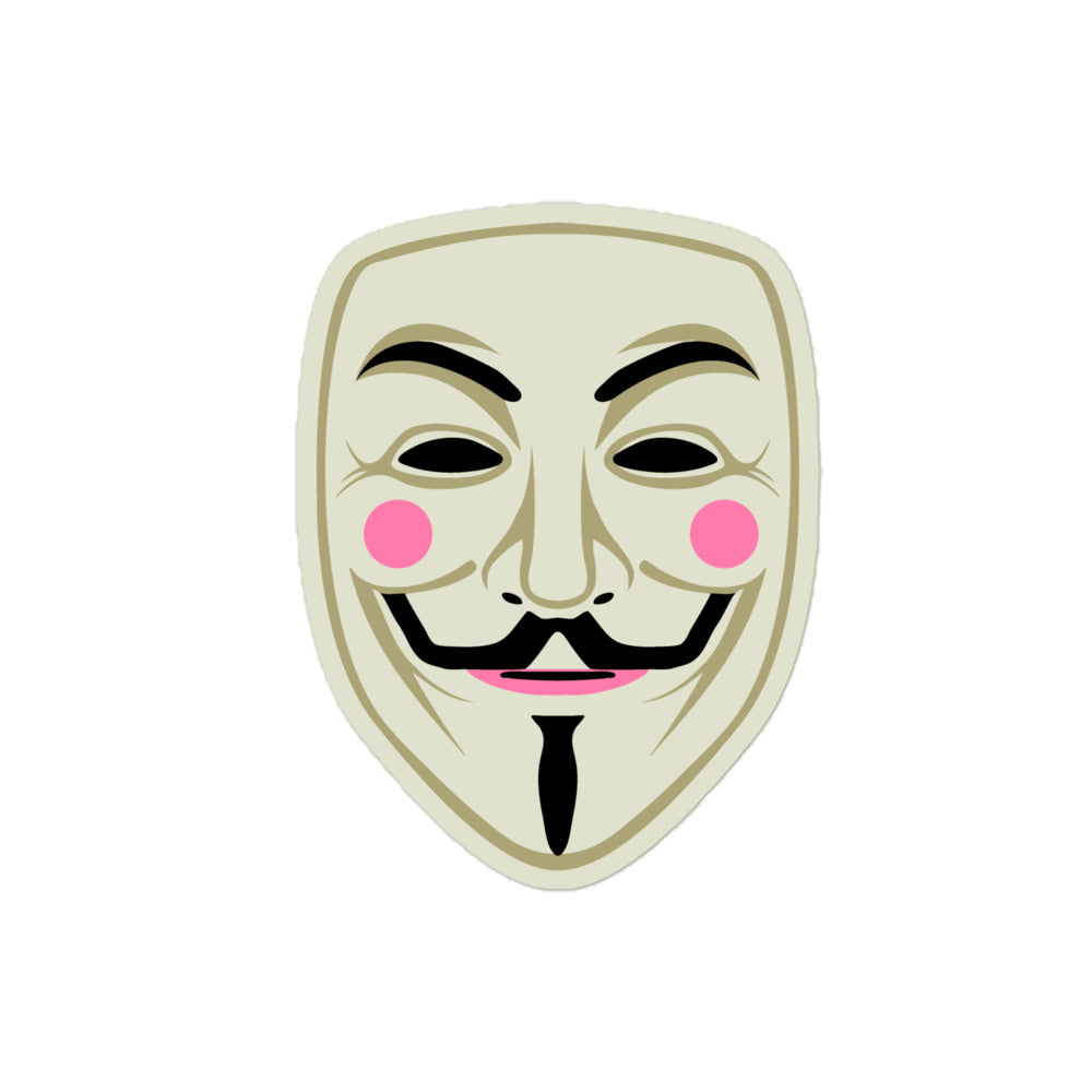 Guy Fawkes Mask Sticker