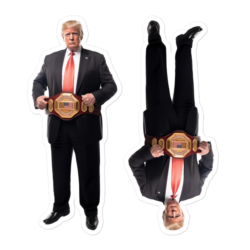 Intercontinental Champion Trump Sticker