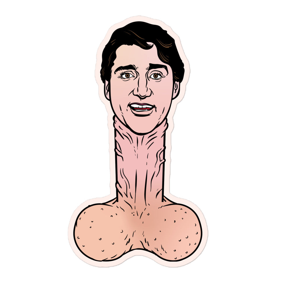 Justin Trudeau is a Dickhead Sticker