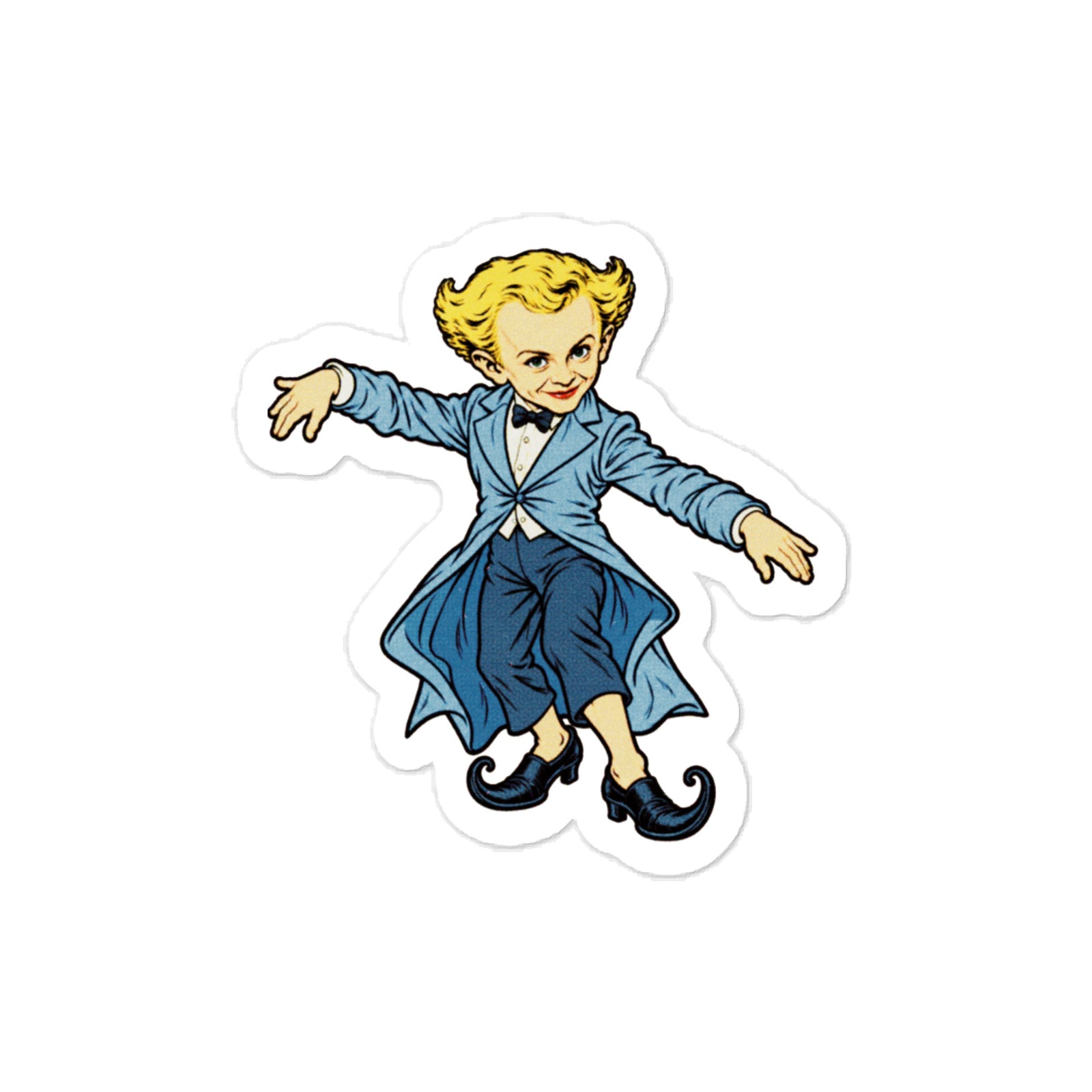 Rumpelstiltskin Tip Toe 3-inch Vinyl Decals