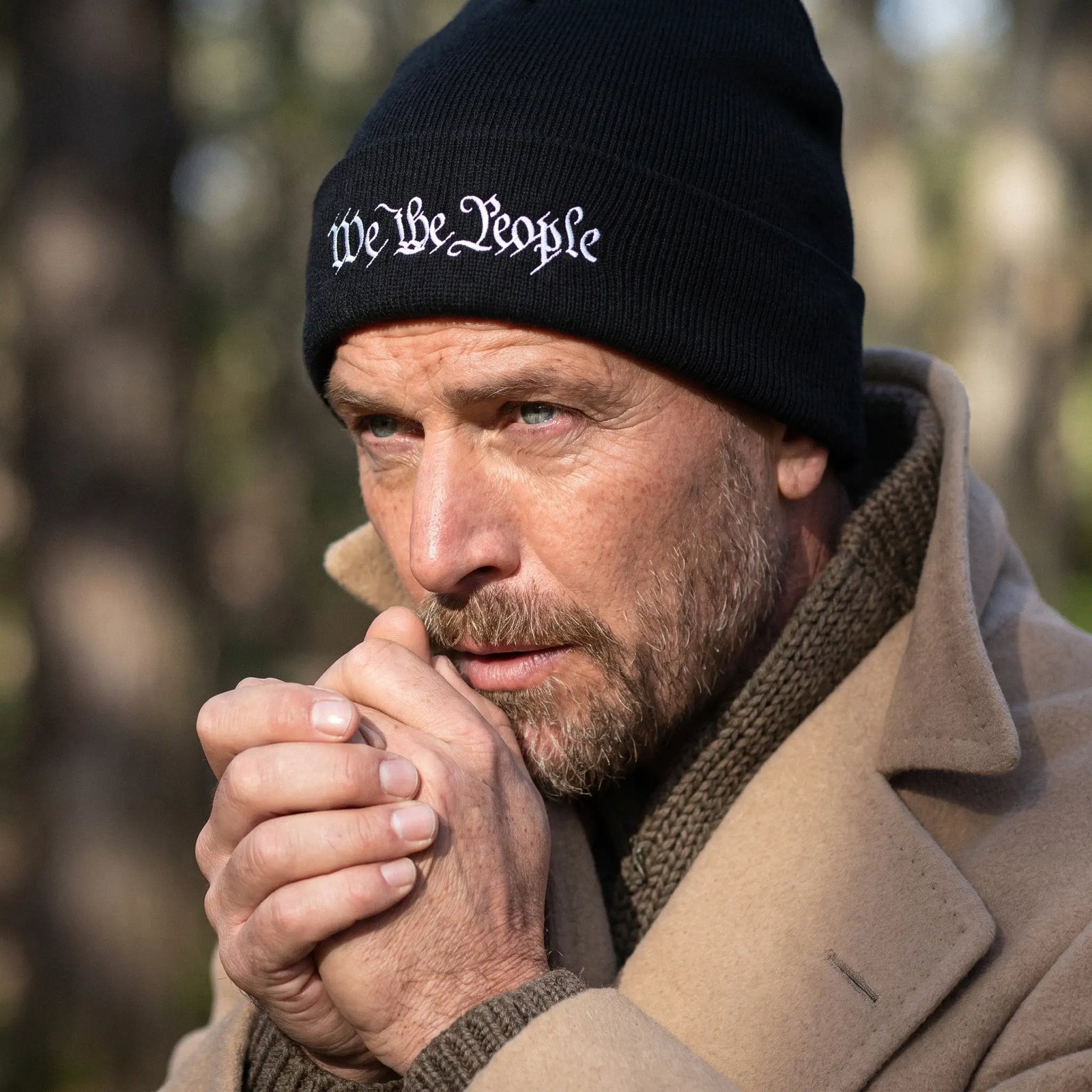 We the People Knit Beanie by Liberty Maniacs