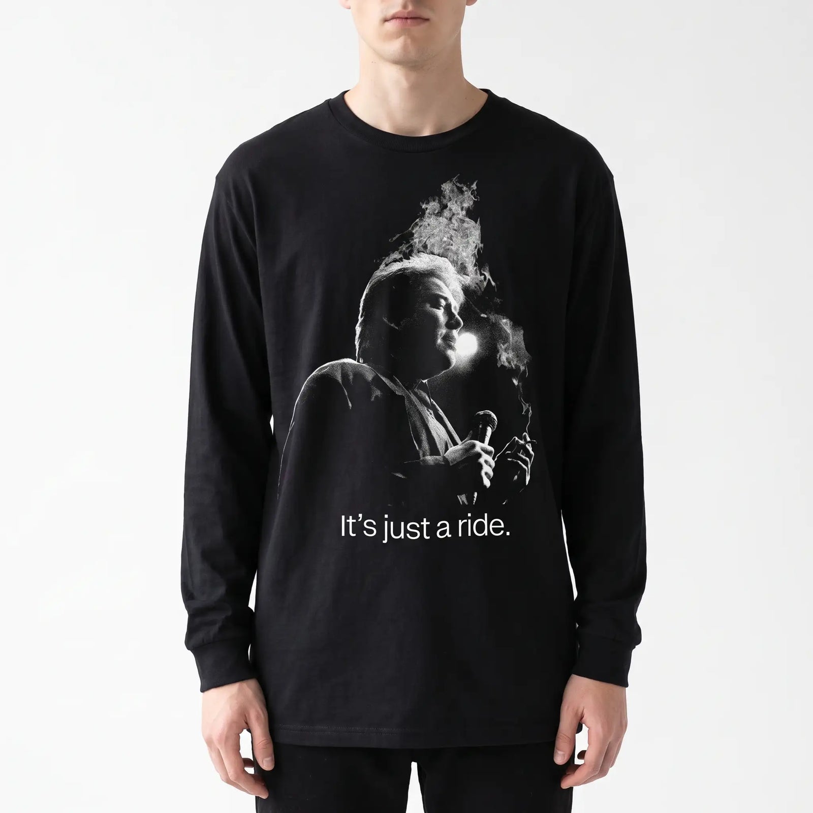 Bill Hicks It's Just a Ride Heavyweight long sleeve Tee