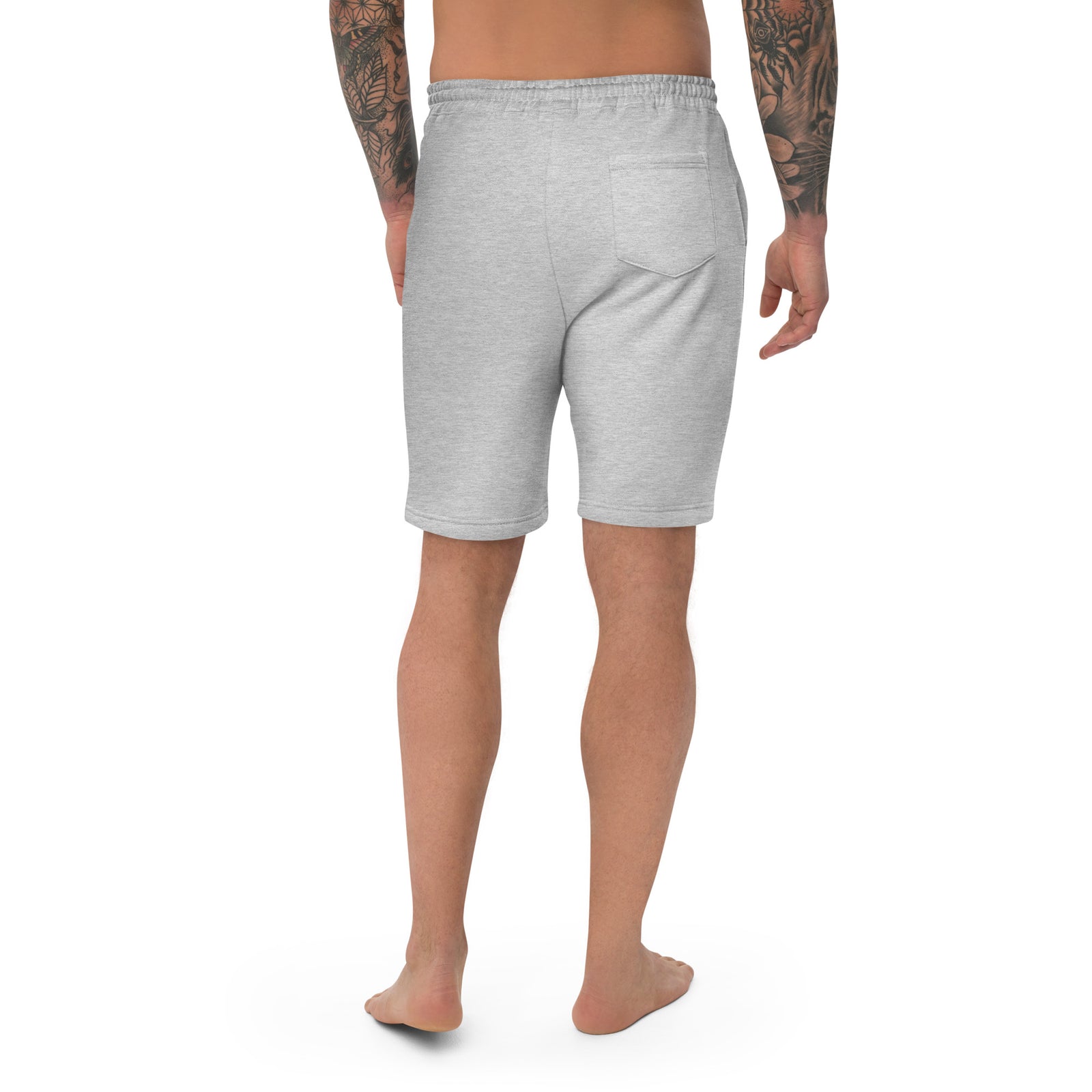 Honey Badger Embroidered Men's Fleece Shorts