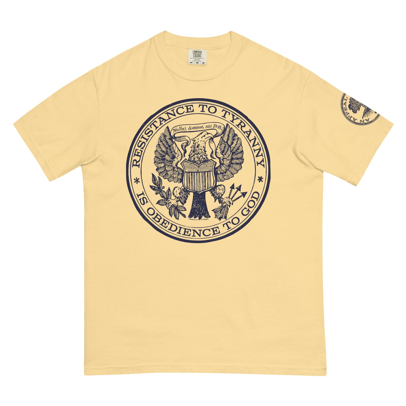 Resistance to Liberty Is Obedience To God Men’s Heavy Graphic Tee