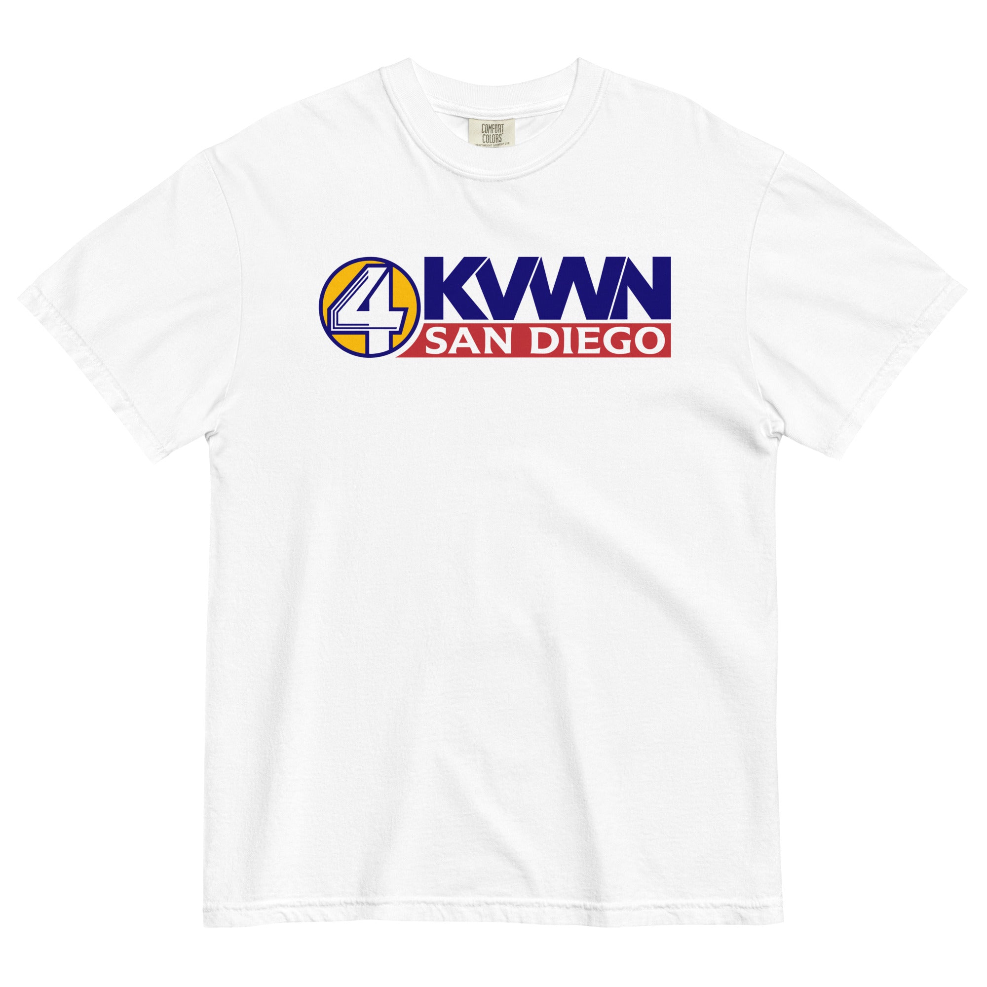 Anchorman KVWN Channel 4 News Men’s Garment-dyed Heavyweight T-shirt