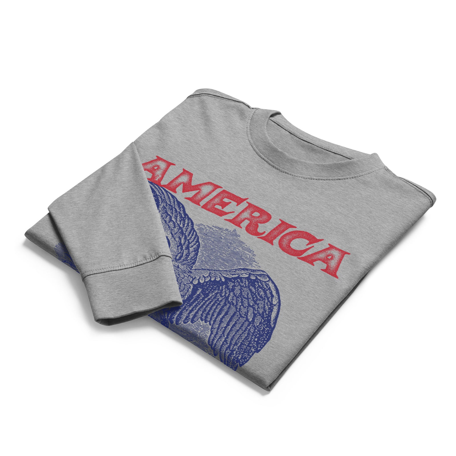 Carbon Grey World War Champs men's heavyweight long sleeve T-shirt, front product mockup