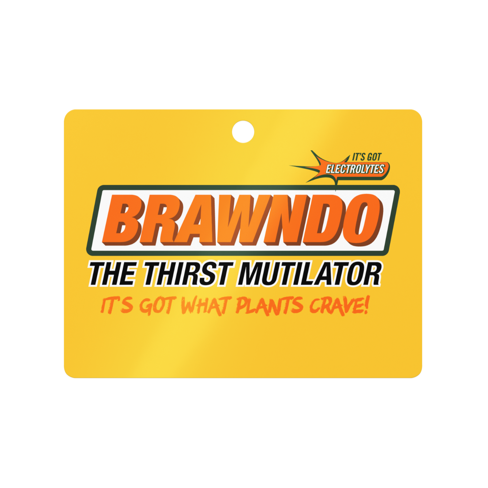 Brawndo The Thirst Mutilator Metal Ornament