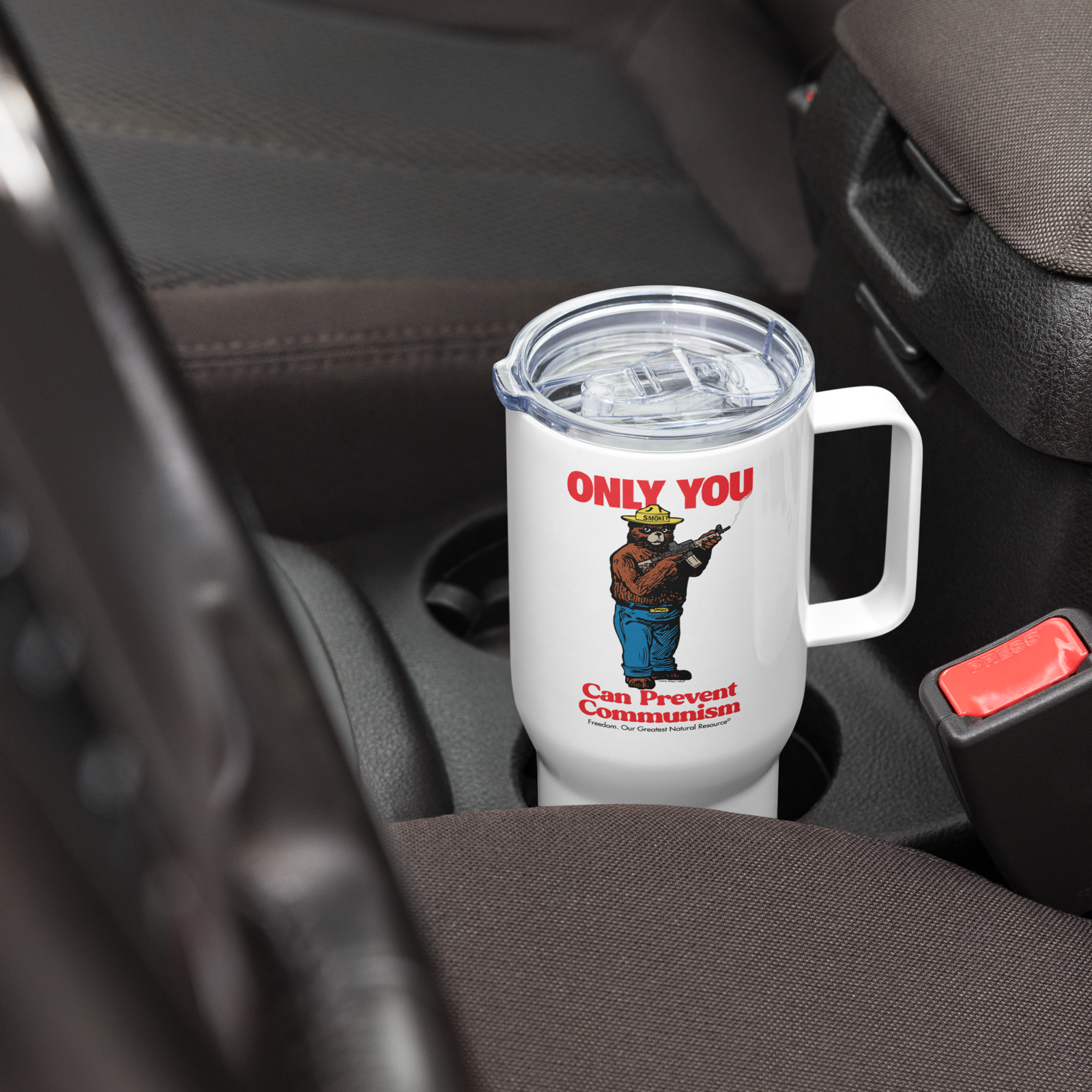 Only You Can Prevent Communism Travel Mug