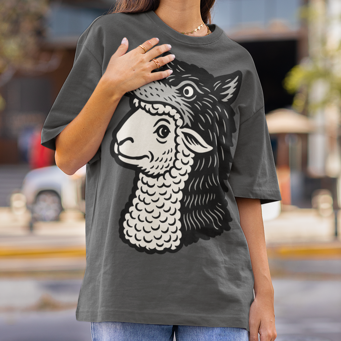 Sheep In Wolves Clothing Matthew 5:5 Garment-dyed Heavyweight T-shirt