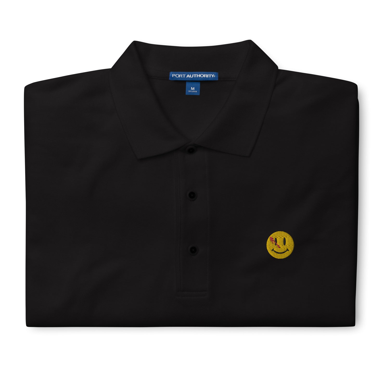 The Watchers Smiley Face Men's Premium Polo