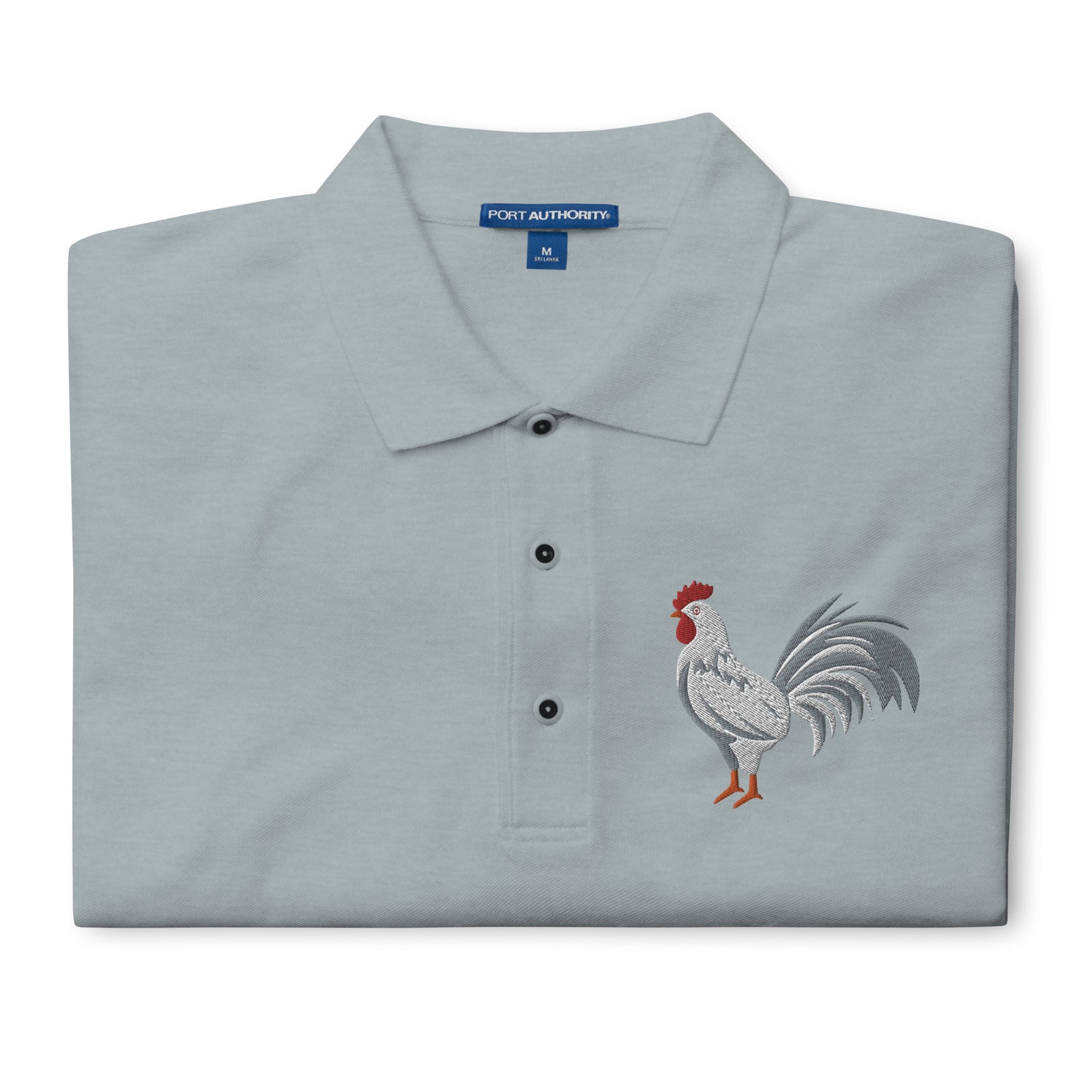 Huge White Cock Men's Polo