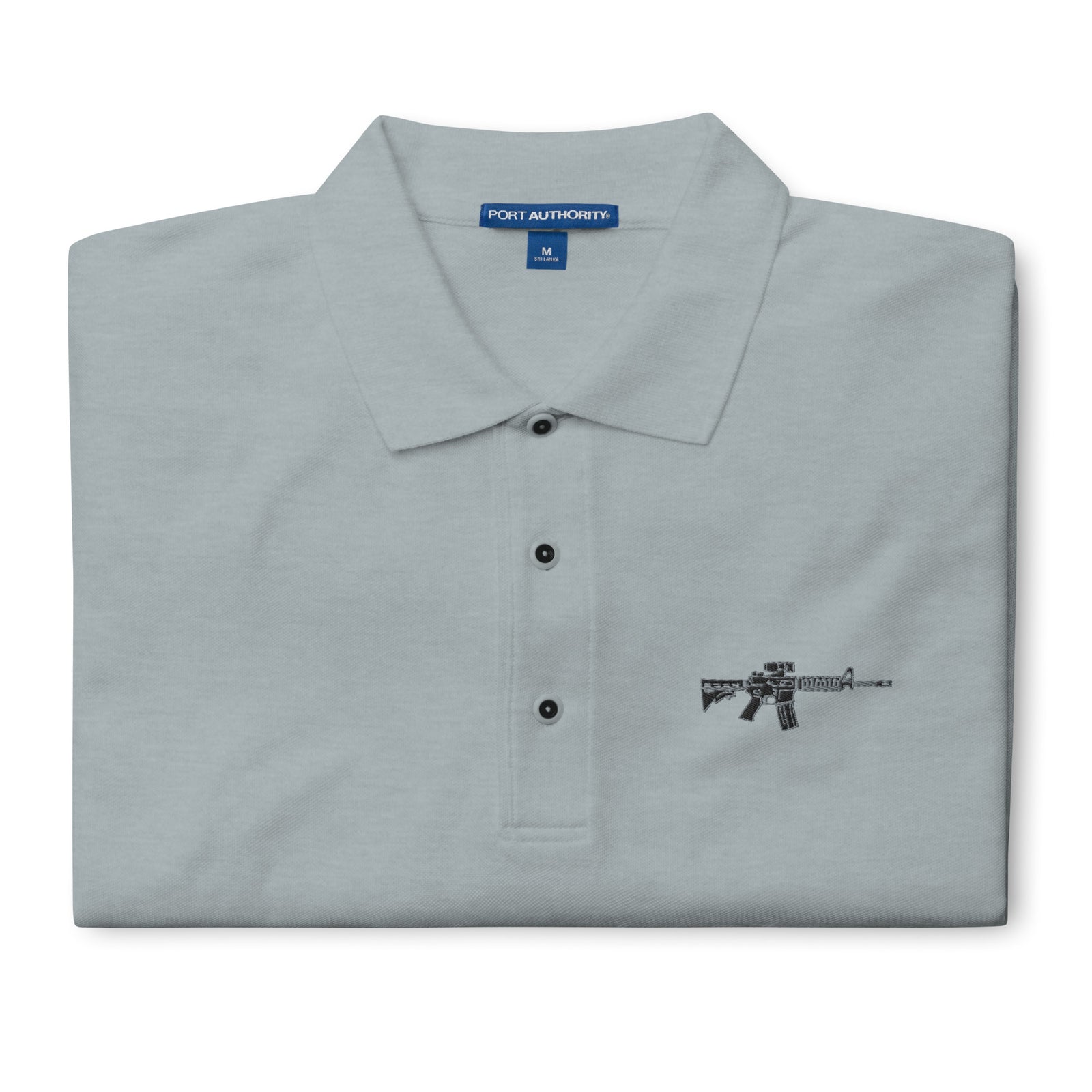 AR-15 Embroidered Men's Polo