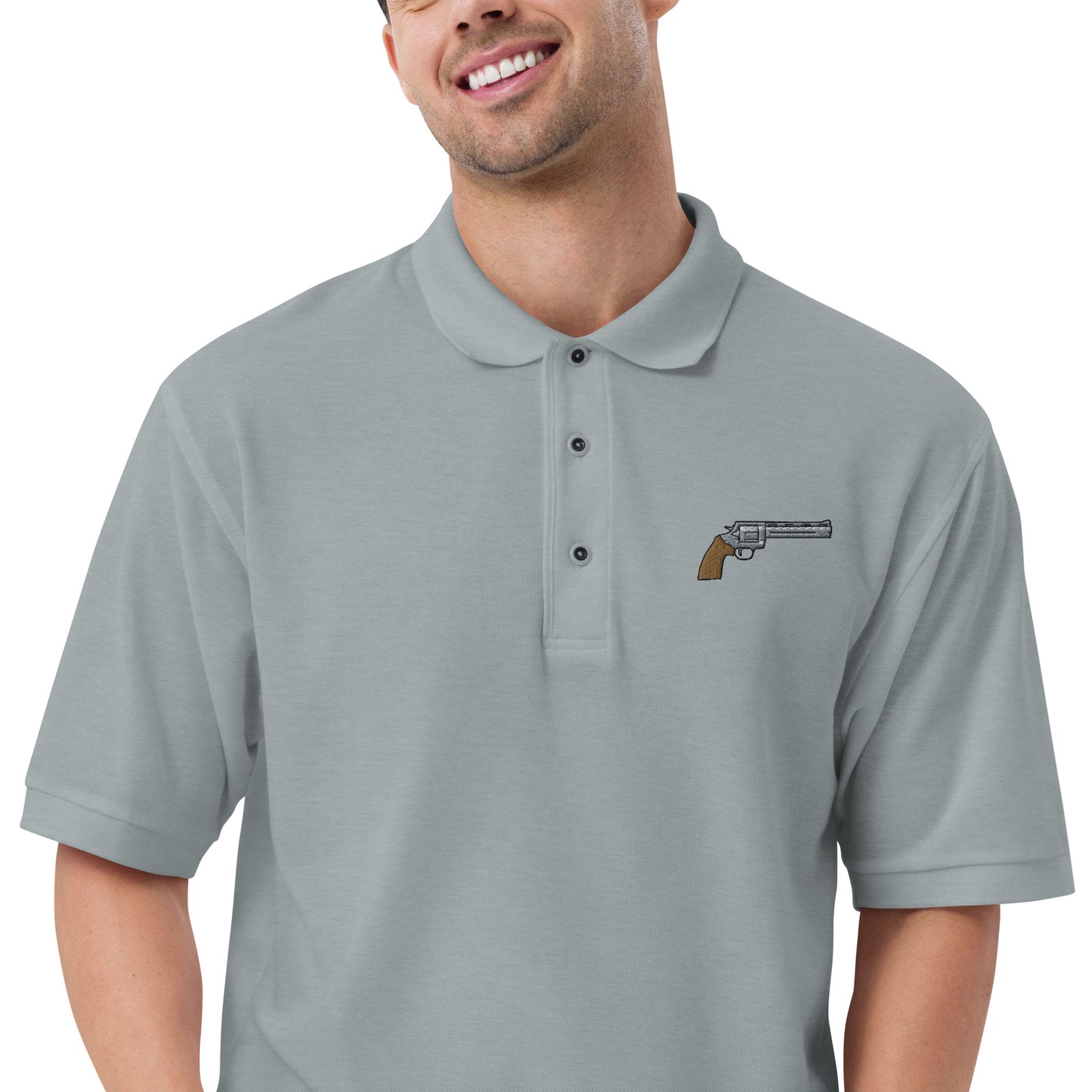 357 Magnum Revolver Men's Polo