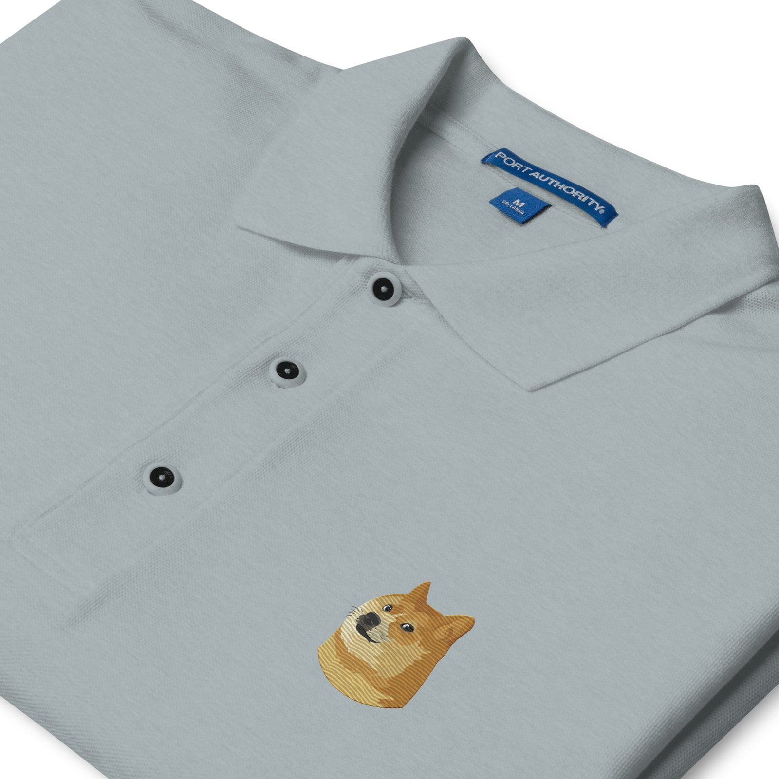 Doge Men's Meme Polo