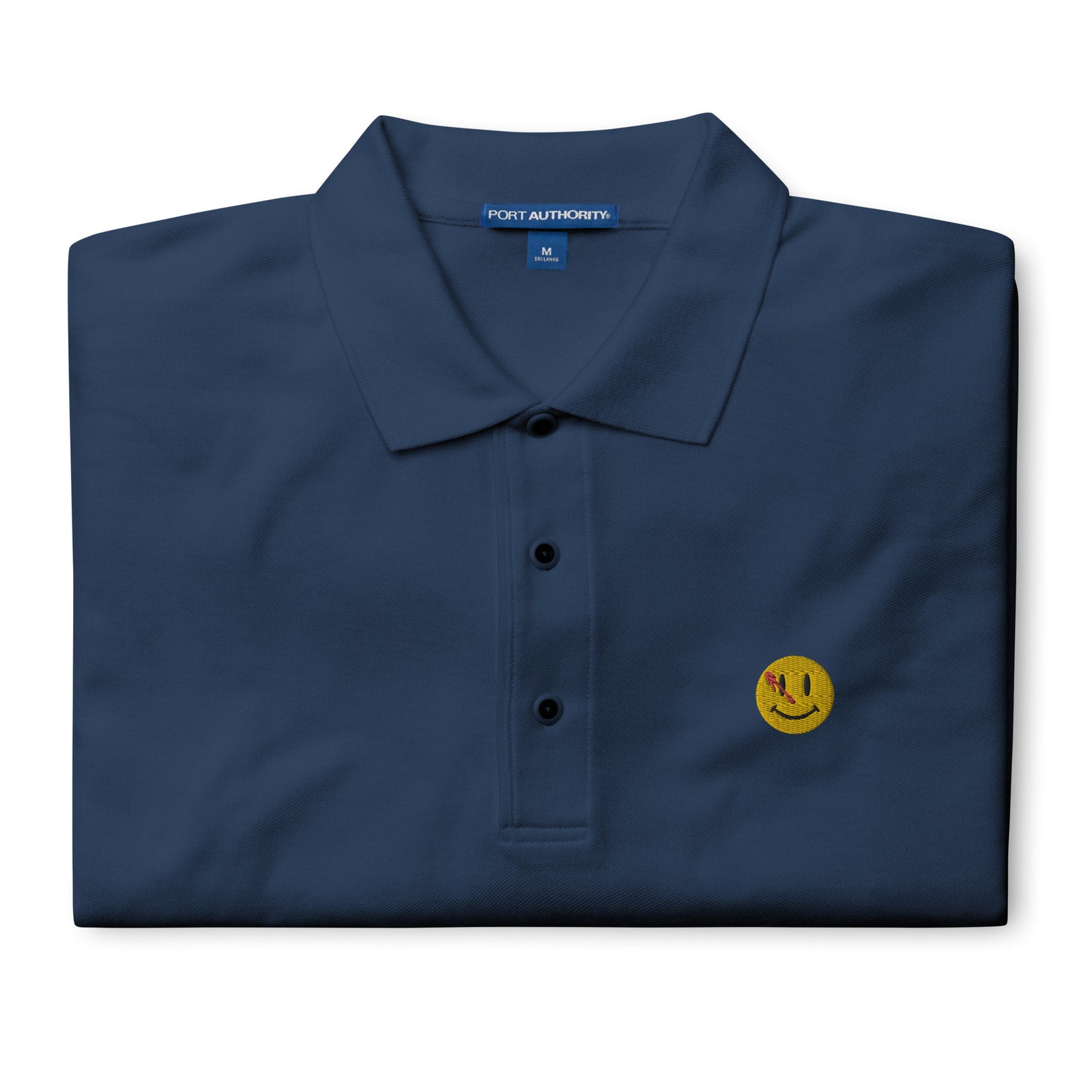 The Watchers Smiley Face Men's Premium Polo