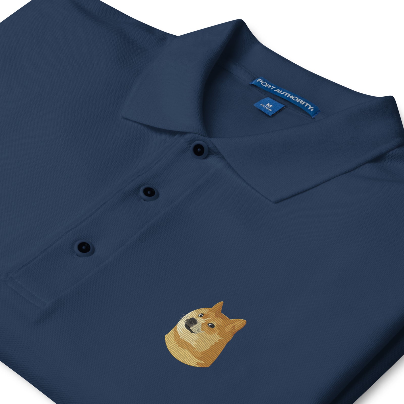 Doge Men's Meme Polo