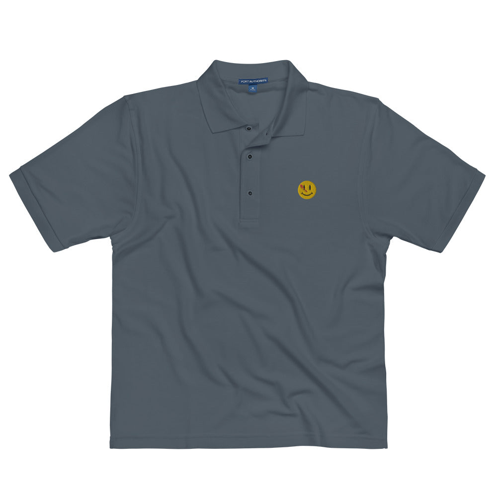 The Watchers Smiley Face Men's Premium Polo