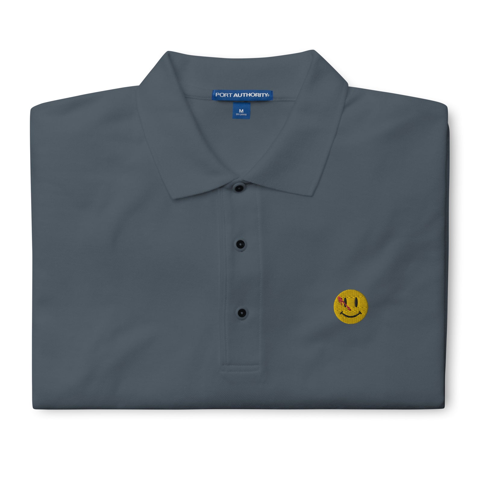 The Watchers Smiley Face Men's Premium Polo