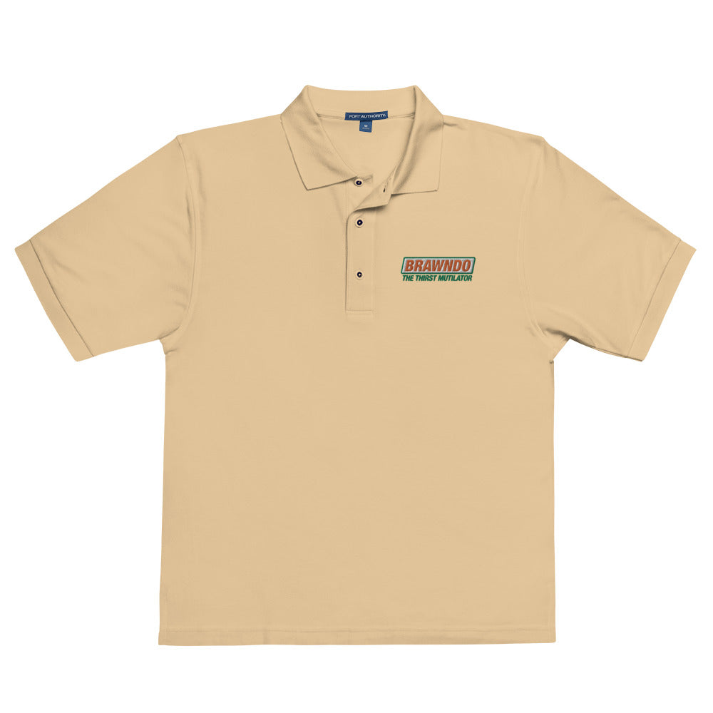 Brawndo the Thirst Mutilator Men's Polo