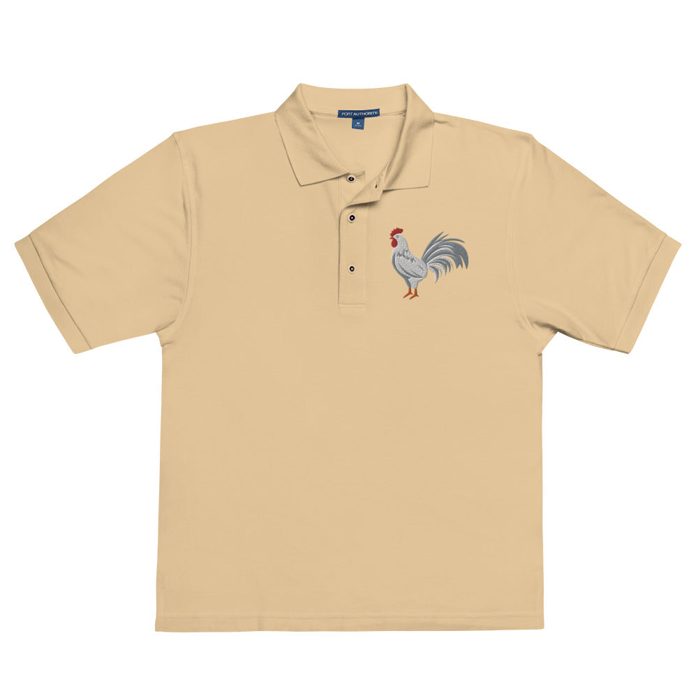 Huge White Cock Men's Polo