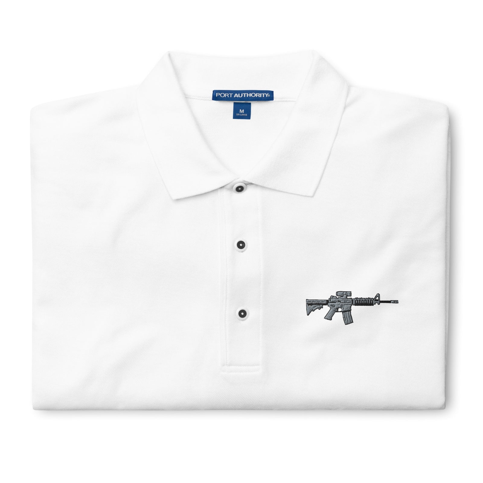 AR-15 Embroidered Men's Polo