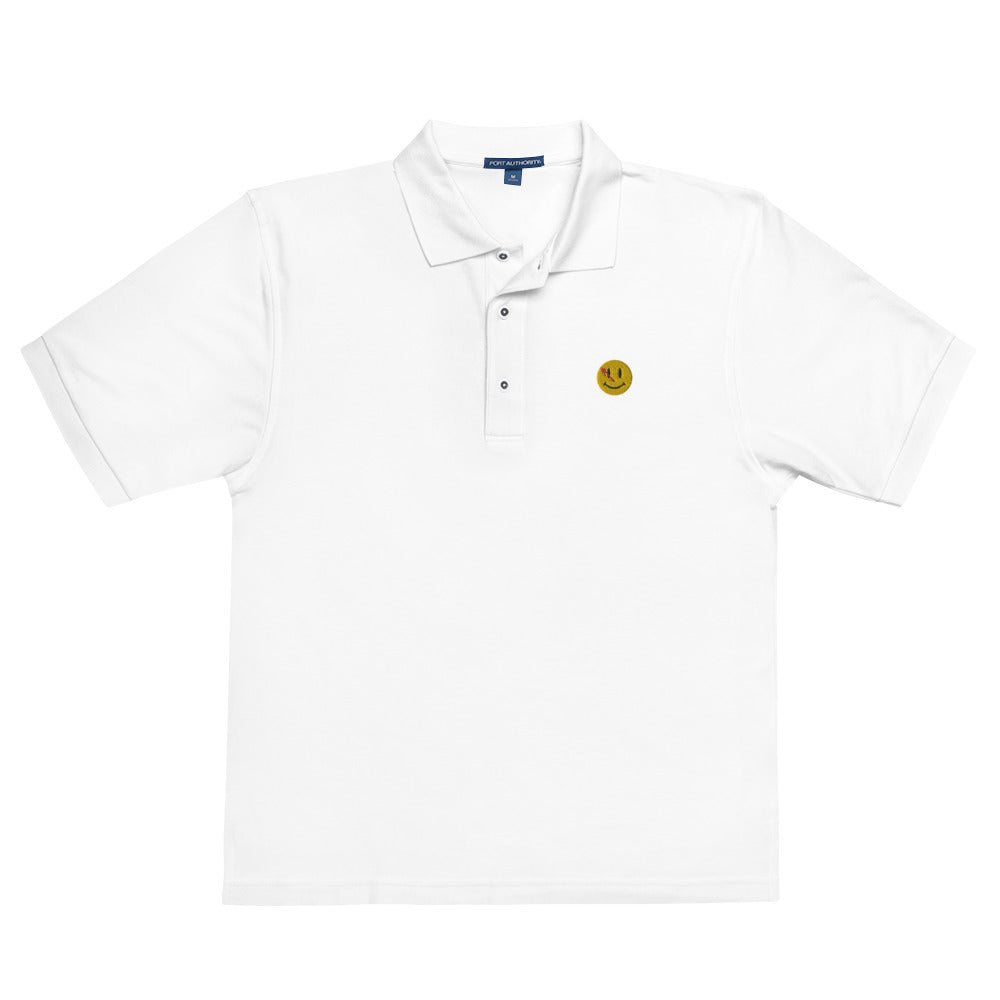 The Watchers Smiley Face Men's Premium Polo