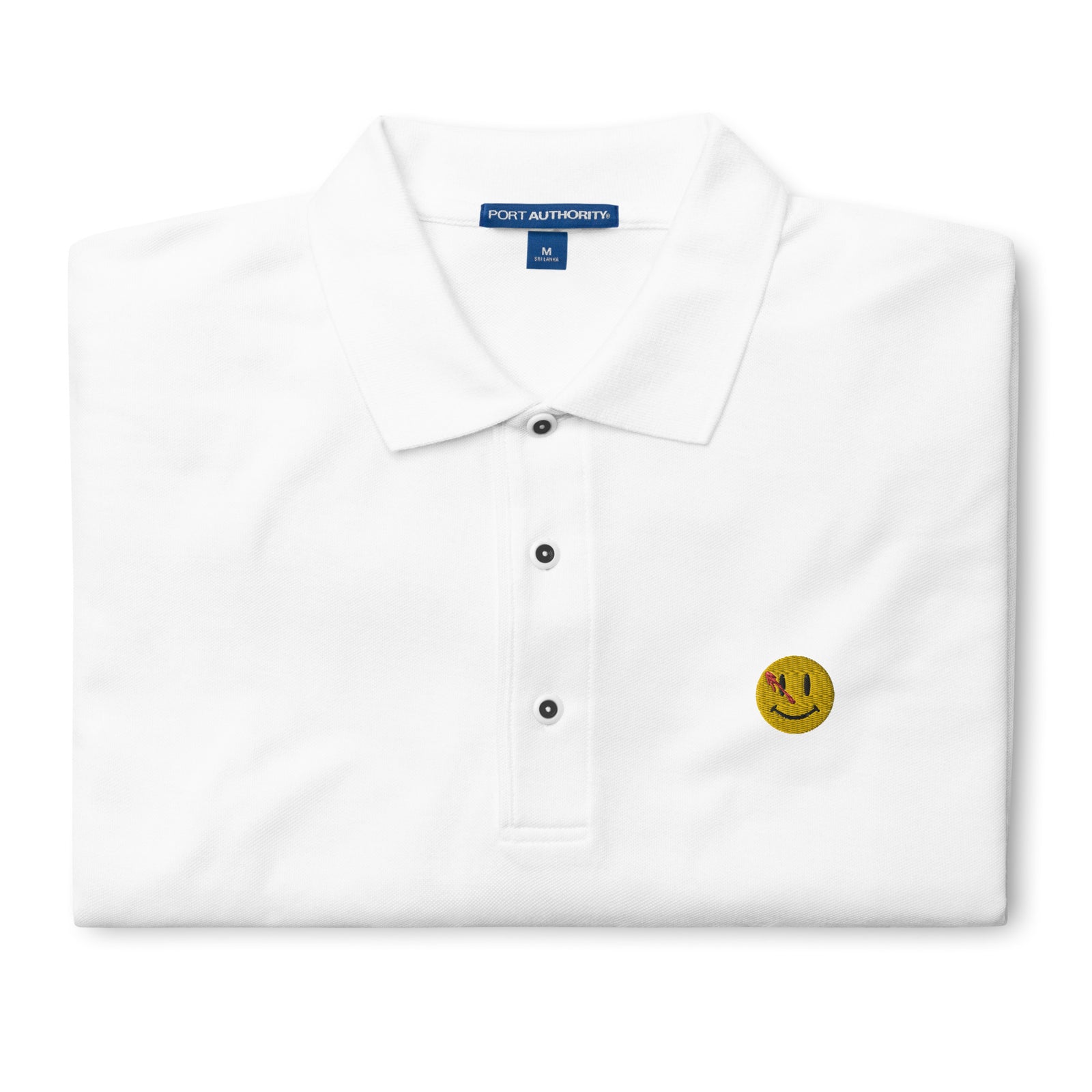The Watchers Smiley Face Men's Premium Polo