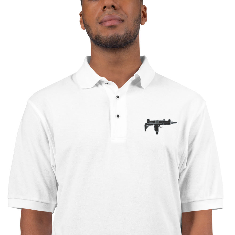 Uzi Men's Embroidered Polo
