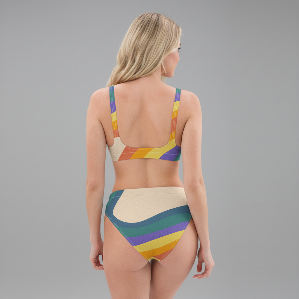 Call Me the Breeze Recycled High-Waisted Bikini