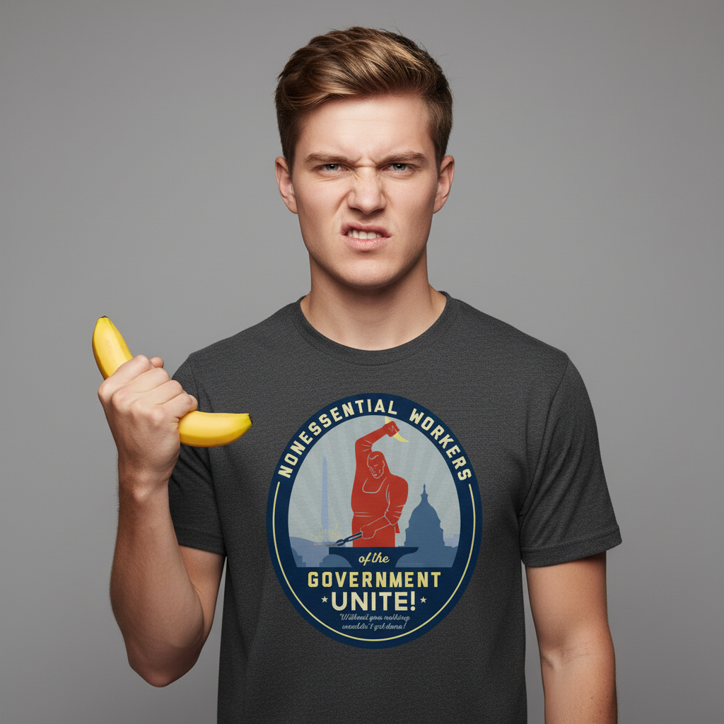 Nonessential Workers of the Government Unite! Government Shutdown Shirt