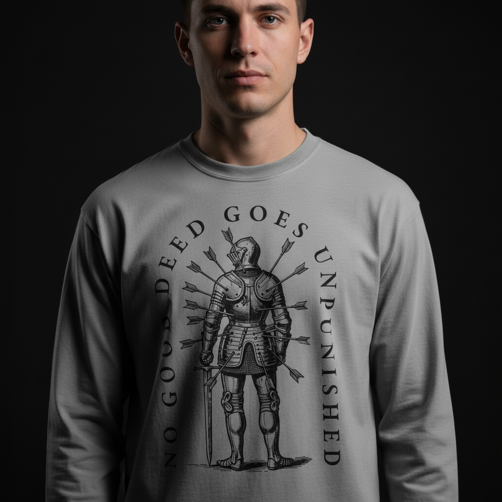 No Good Deed Goes Unpunished Heavyweight Long Sleeve Shirt