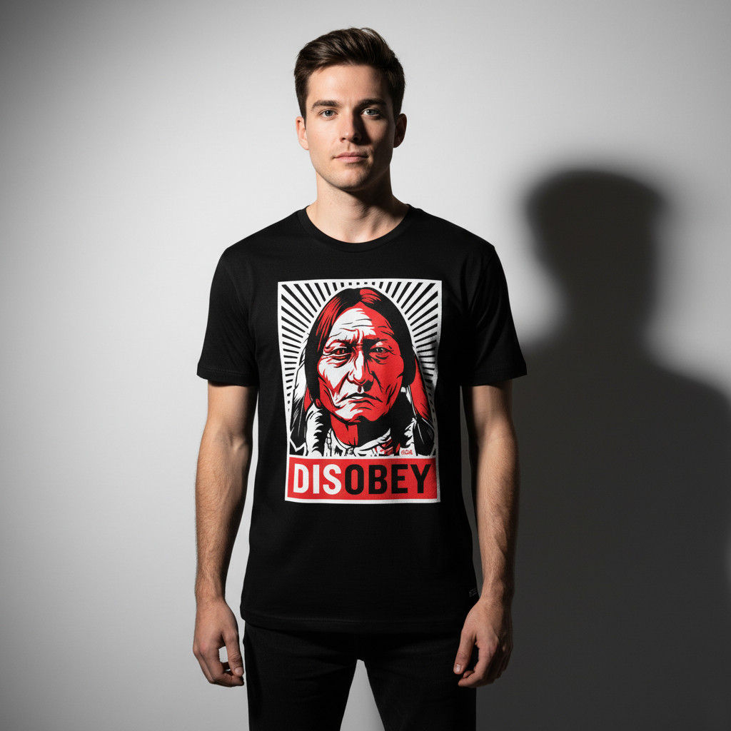 Sitting Bull Disobey Graphic T-Shirt