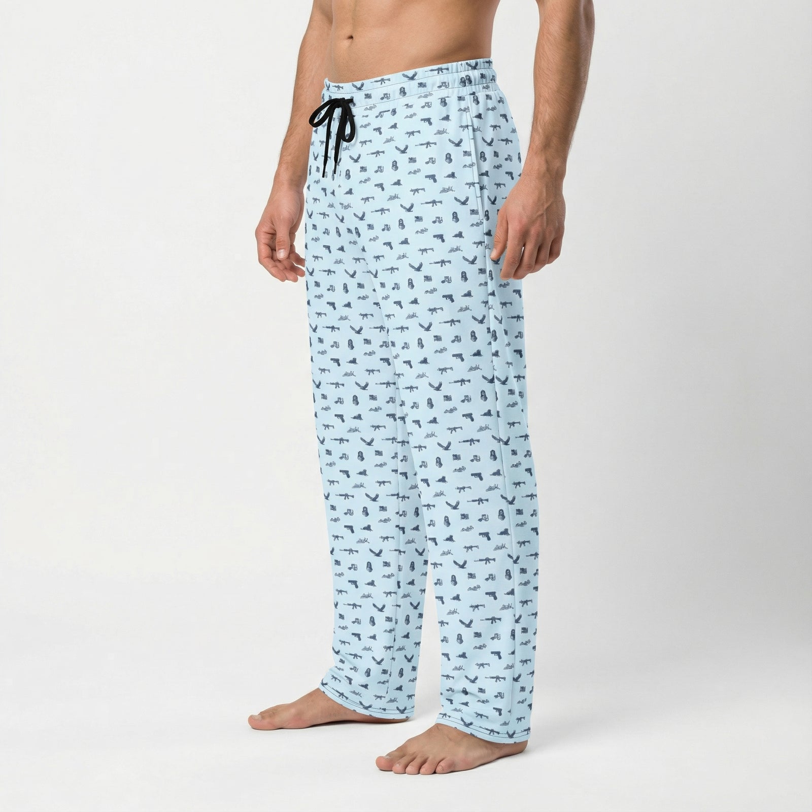 A Few of My Favorite Things Blue Wide-leg Joggers