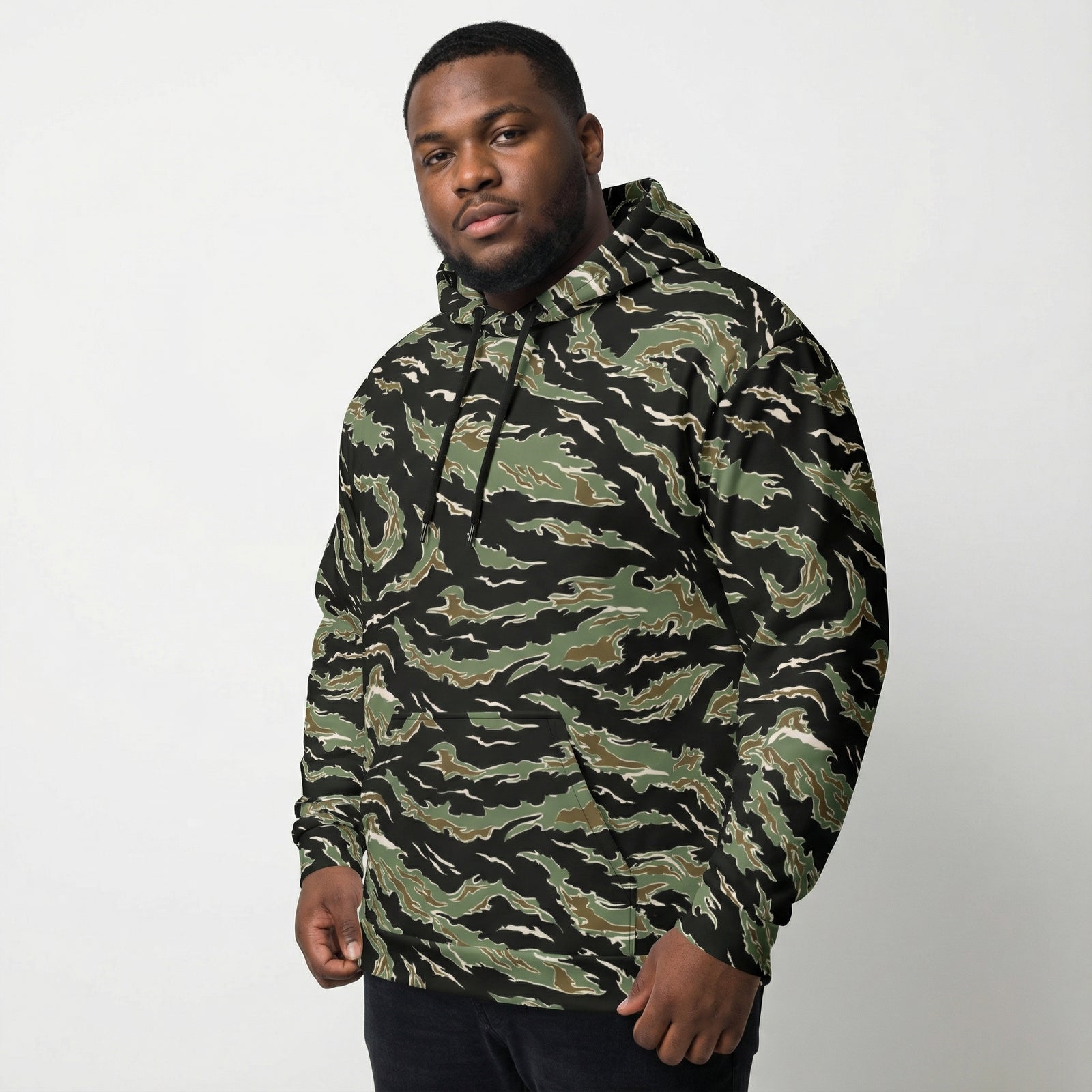 Tiger Stripe Jungle Camouflage Hoodie