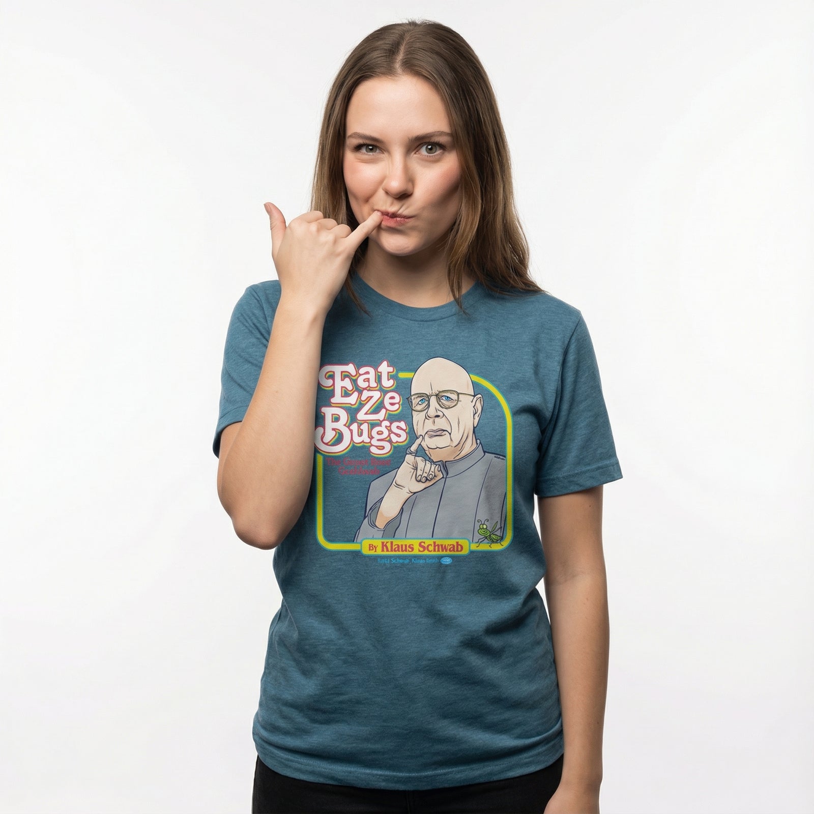 Eat Ze Bugs Great Reset Cookbook with Klaus T-Shirt