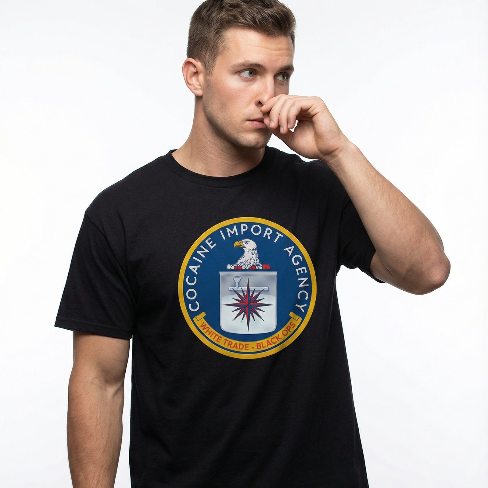CIA Cocaine Import Agency Men's Shirts