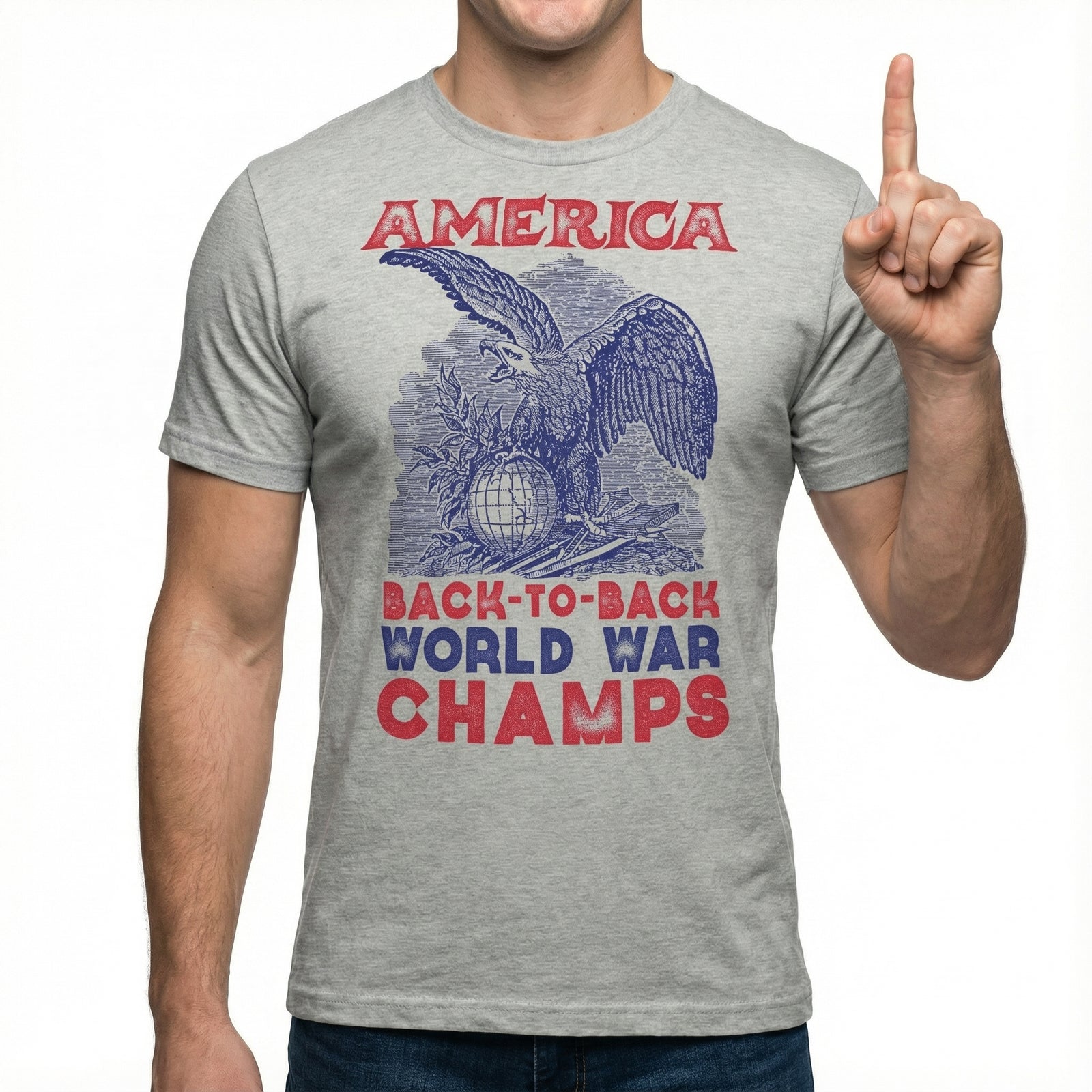America Back to Back World War Champs T-Shirt