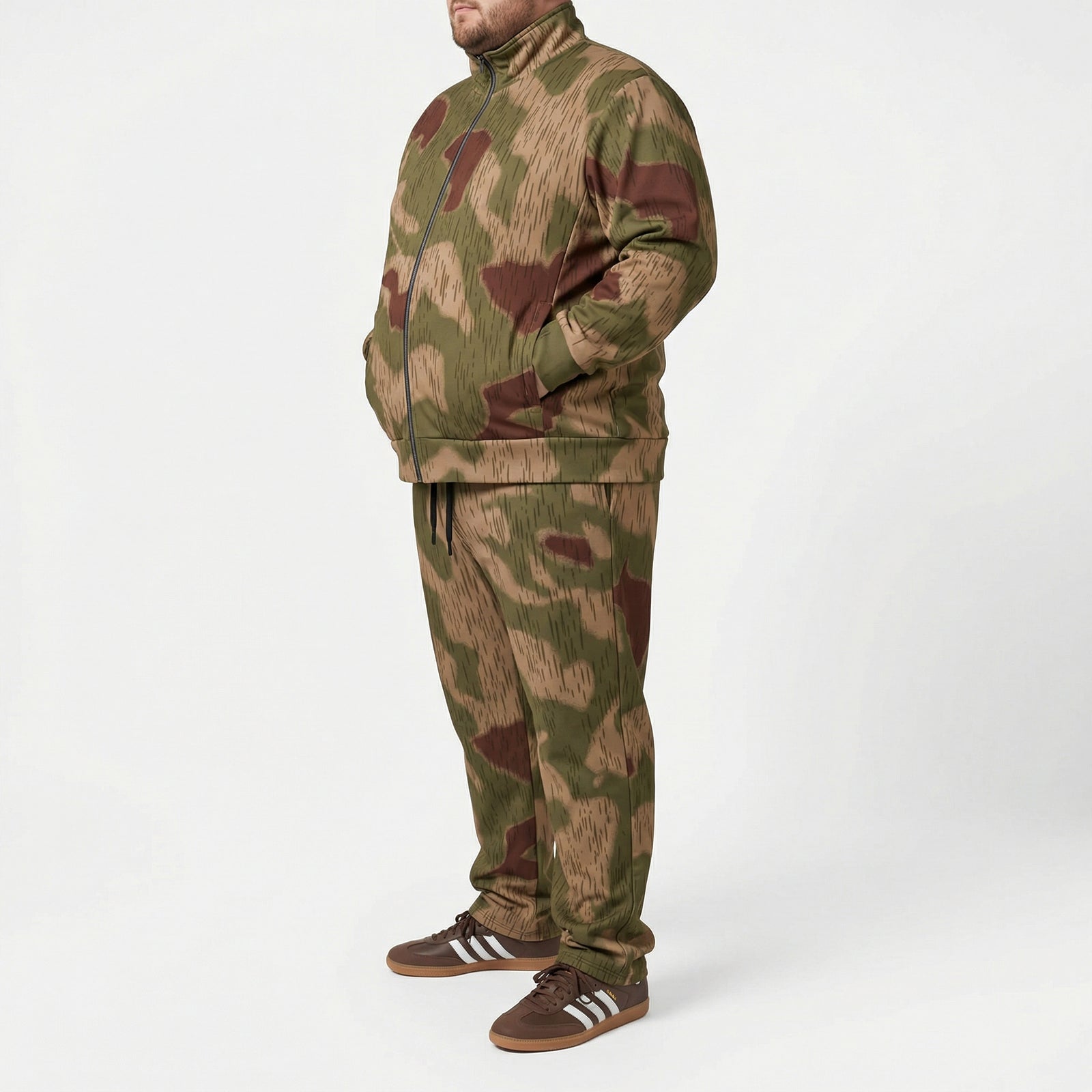 Sumpftarnmuster Swamp Camo Wide-leg Track Pants