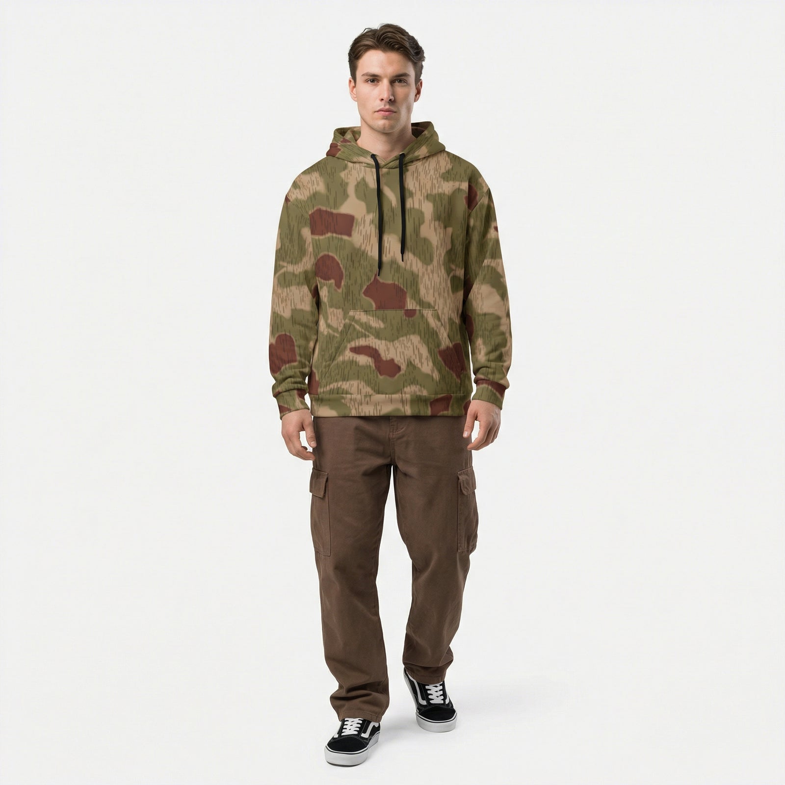 Sumpftarnmuster Camouflage Cotton Hoodie