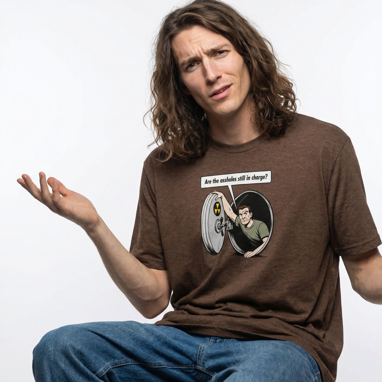 Are the A-Holes Still In Charge Fallout Shelter Tri-blend Tee