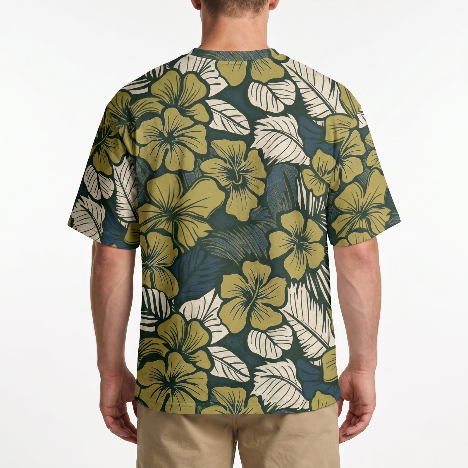 Tiki Heaven Oversized Cotton T-Shirt