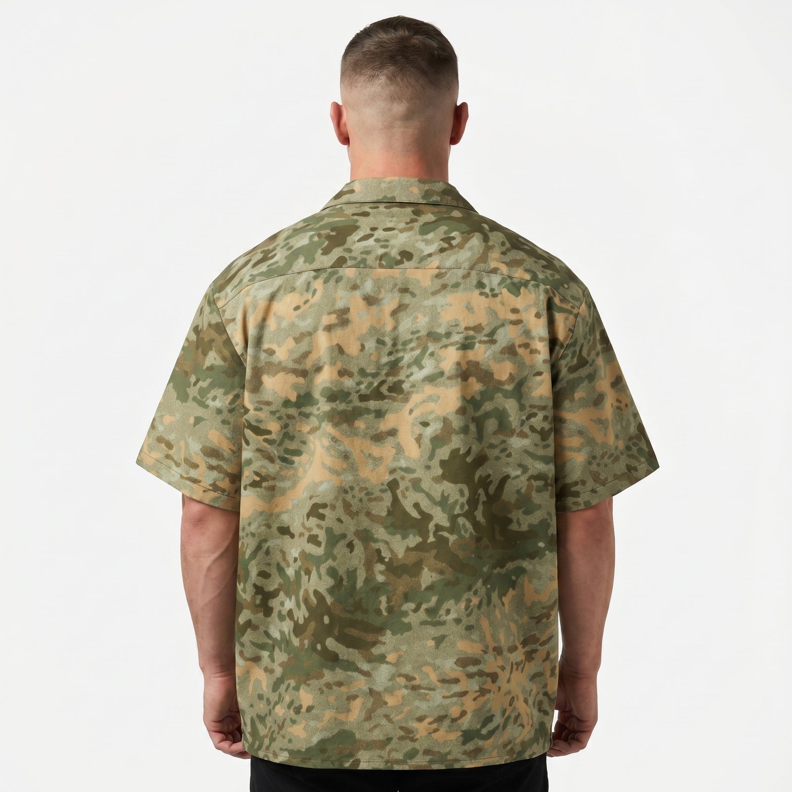 Summer Splotch Button-Up Camo Shirt
