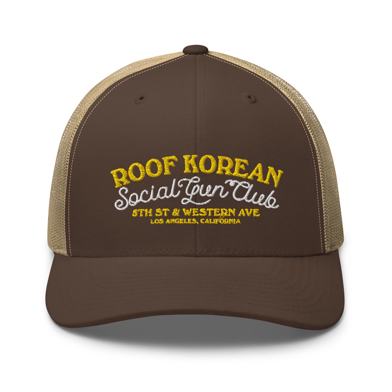 Roof Korean Social Gun Club Trucker Cap