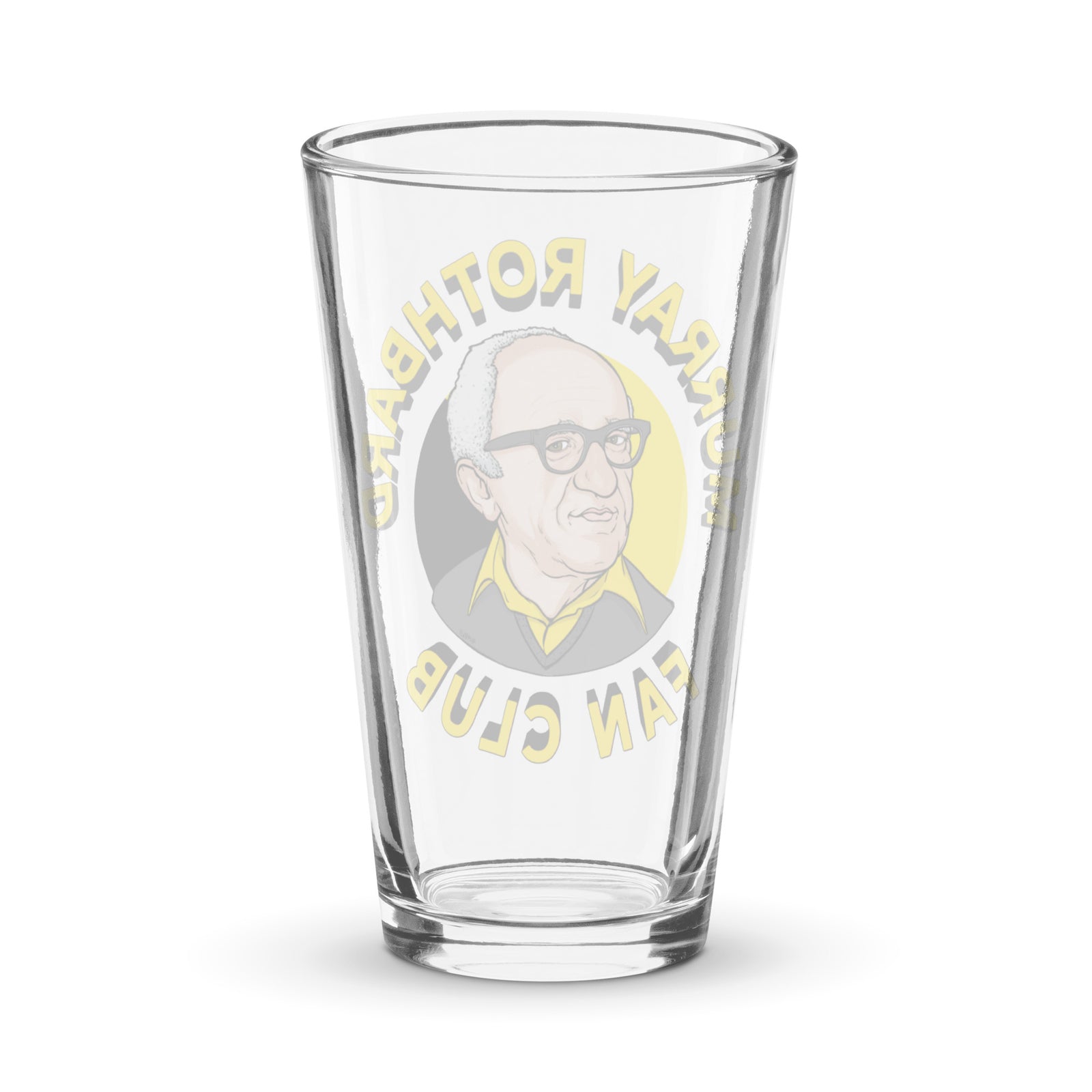 Murray Rothbard Fan Club Pint Glass