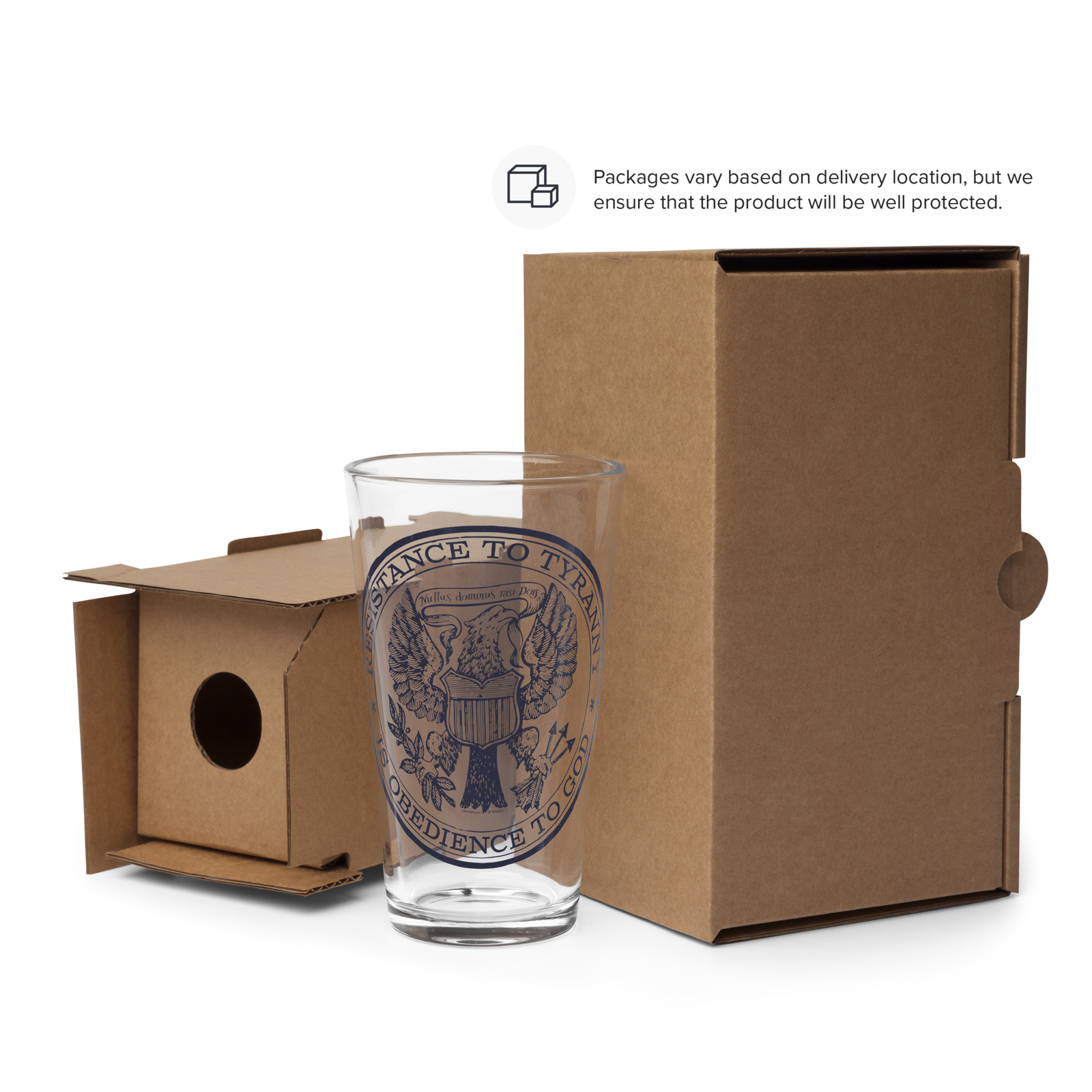 Resistance to Tyranny is Obedience to God Pint Glass